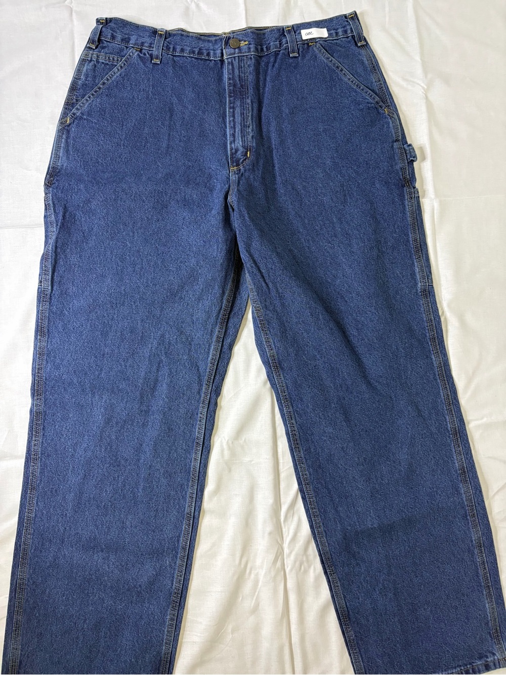 Carhartt B13 Carpenter Jeans 38x32 Loose Fit Blue Workwear
